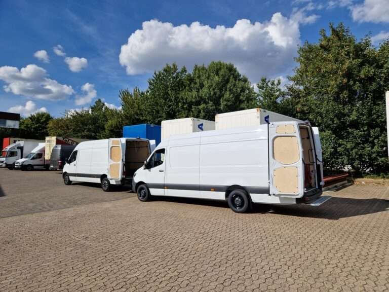 Offener Sprinter Kurierdienst